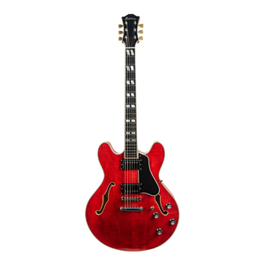 Eastman Eastman - T486-RD - Thinline Semi Hollow Archtop Electric Guitar - w/ Hardshell Case - Red