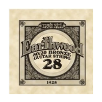Ernie Ball -  Earthwood 80/20 Bronze -  Single String - .28