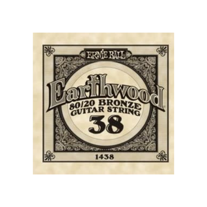 Ernie Ball Ernie Ball -  Earthwood 80/20 Bronze -  Single String - .38