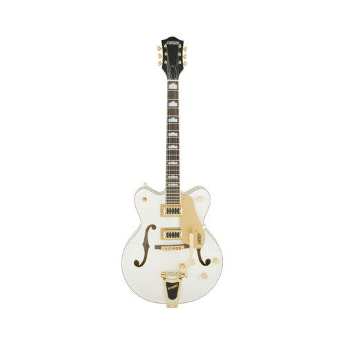 Gretsch Gretsch - G5422TG Electromatic Hollow Body Double-Cut with Bigsby and Gold Hardware - Snow Crest White