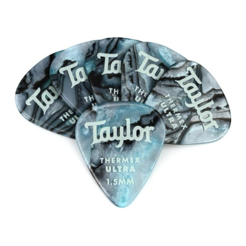 Taylor Guitars Taylor  - Premium Darktone 351 - Thermex Ultra Guitar Pick - 1.50mm - 6 PACK - Abalone