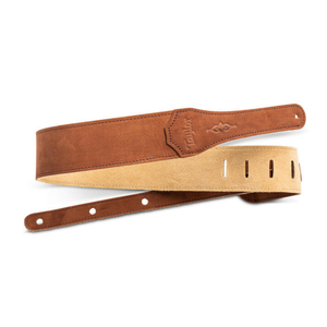 Taylor Guitars Taylor - Gemstone 2.5" Strap - Sanded Suede - Medium Brown