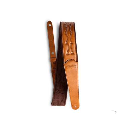 Taylor Guitars Taylor - Vegan Leather Strap - 2.75" - Embossed Logo - Tan w/Natural Textile Taylor Guitars Taylor - Vegan Leather Strap - 2.75" - Embossed Logo - Tan w/Natural Textile