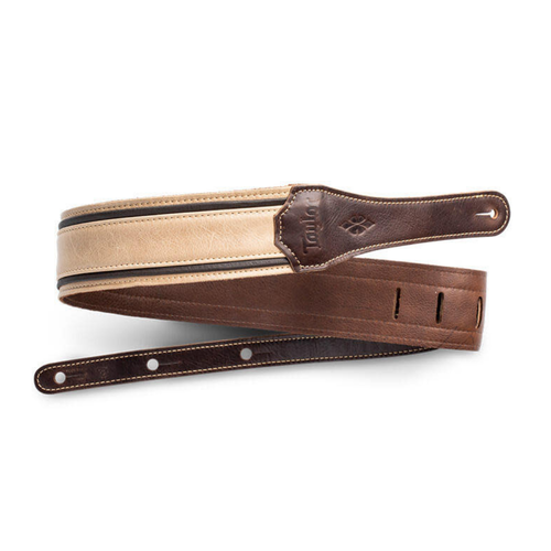 Taylor Guitars Taylor - Reflections Leather Strap - 2.5" - Spruce/Ebony