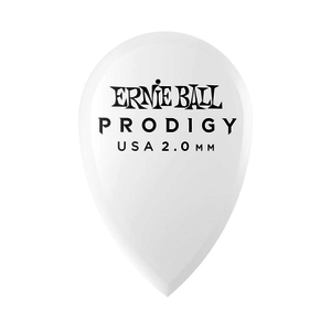 Ernie Ball Ernie Ball - 6 Pack Prodigy Picks - White Teardrop - 2mm