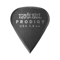 Ernie Ball - 6 Pack Prodigy Picks - Black Sharp - 1.5mm