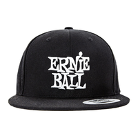 Ernie Ball - Stacked Logo Hat - Black with White