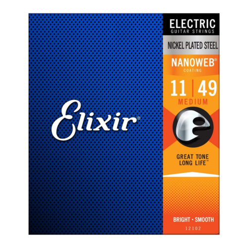 Elixir Elixir - Electric Nanoweb -  Medium Strings - 11-49