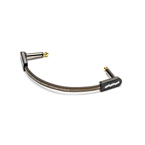 EBS EBS - High Performance Flat Patch Cable Black/Gold - 10 cm EBS EBS - High Performance Flat Patch Cable Black/Gold - 10 cm