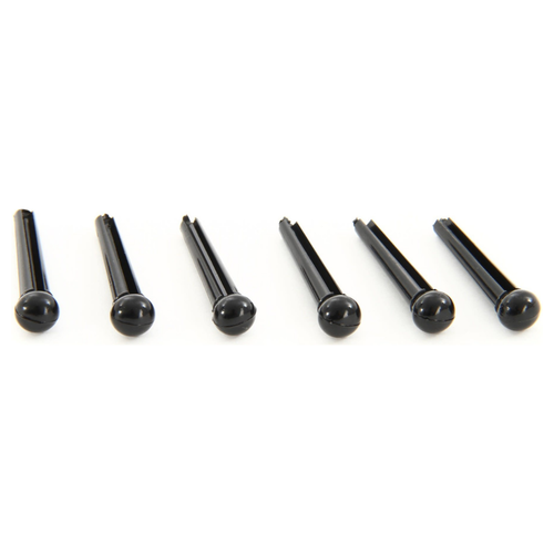 Allparts Allparts - Acoustic Bridge Pin - Plastic No Dot - Black