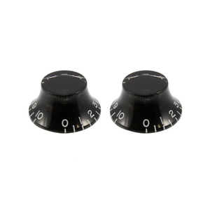 Allparts Allparts - Black Bell Knobs - (Set of 2)
