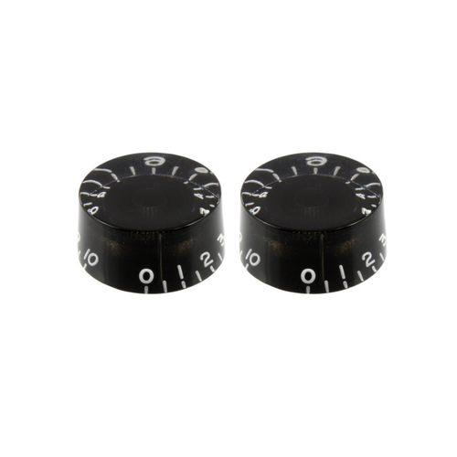 Allparts Allparts - Speed Knobs Vintage Style (Set of 2) - Black