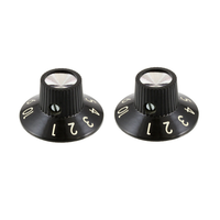 Allparts - Black Amp Knobs - (Set of 2)