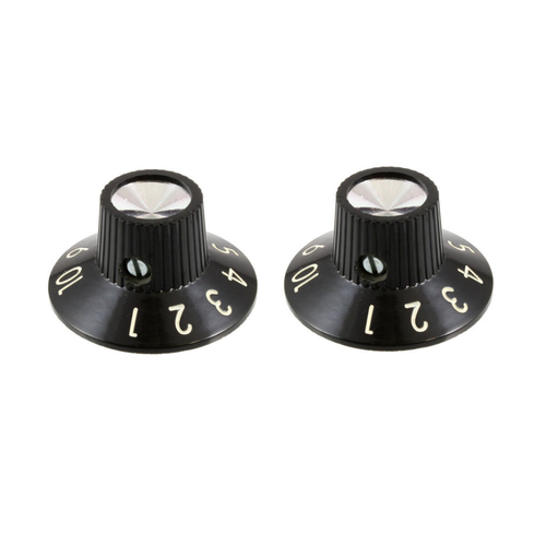 Allparts Allparts - Black Amp Knobs - (Set of 2)