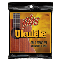 GHS - Ukulele Strings -  Baritone Nylon/Phosphor Bronze Wound - 100
