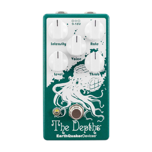 EarthQuaker Devices EarthQuaker Devices - The Depths V2 - Analog Optical Vibe Machine Pedal EarthQuaker Devices EarthQuaker Devices - The Depths V2 - Analog Optical Vibe Machine Pedal
