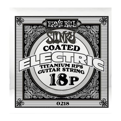 Ernie Ball Ernie Ball -  Slinky Coated - Electric Guitars Single String - Titanium Reinforced - .18