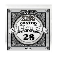 Ernie Ball -  Slinky Coated - Electric Guitars Single String - Titanium Reinforced - .28