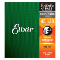 Elixir - Bass Long Scale - Light - 5 Strings -  45-130