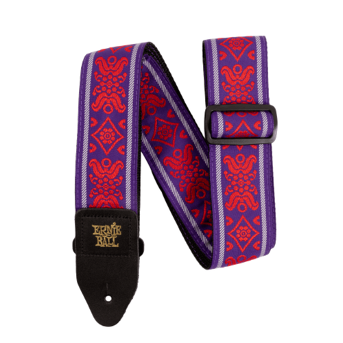 Ernie Ball Ernie Ball  - Royal Flush Red Jacquard - Strap