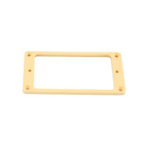 Allparts Allparts - Humbucking Pickup Rings - Flat - Slanted - Short Neck + Tall Bridge - Cream