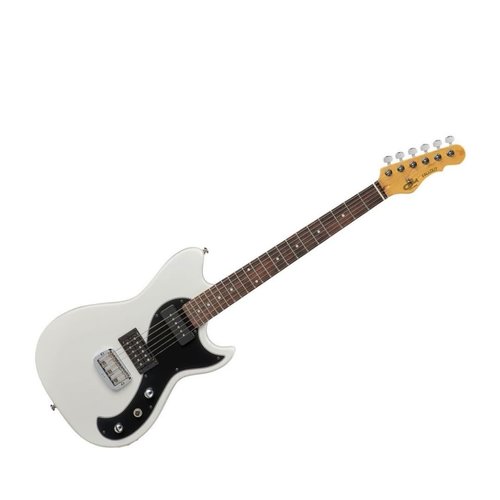 G&L G&L - Tribute - Fallout - Rosewood Neck - Black Pickguard - Gloss White G&L G&L - Tribute - Fallout - Rosewood Neck - Black Pickguard - Gloss White