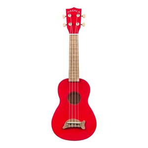 Kala Makala - Dolphin - Soprano Acoustic Ukulele - Candy Apple Red
