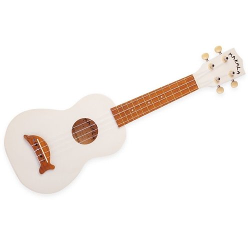 Kala Music Makala - Dolphin - Soprano Acoustic Ukulele - Pearl White Kala Music Makala - Dolphin - Soprano Acoustic Ukulele - Pearl White