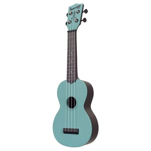 Kala Music Makala - Waterman - Soprano Acoustic Ukulele - Aqua Blue Glow Kala Music Makala - Waterman - Soprano Acoustic Ukulele - Aqua Blue Glow