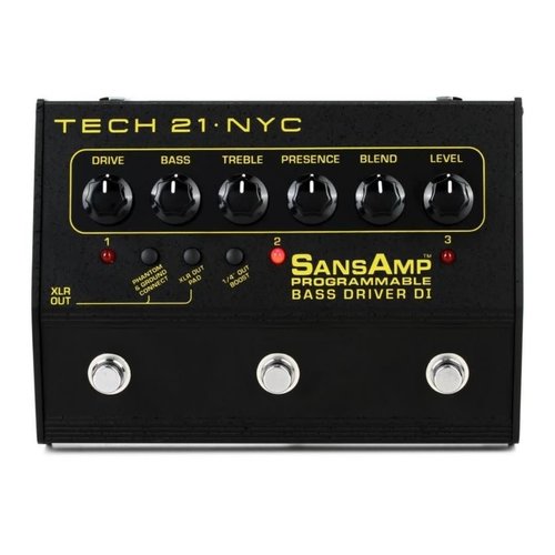 Tech 21 Tech 21 - SansAmp - Programmable Bass Driver DI Pedal