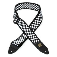 Ernie Ball - Black and White Checkered Jacquard - Strap