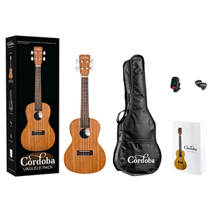 Cordoba Guitars Cordoba - UP100 Ukulele Pack - Concert Ukulele  - Natural