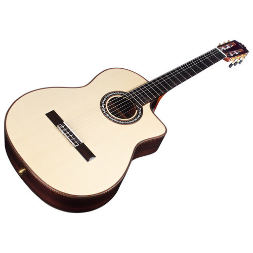 Cordoba Cordoba - GK Pro Negra - Nylon String  Electro Acoustic Guitar - Deluxe Humidified Archtop Wood Case