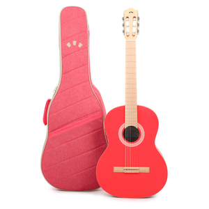 Cordoba Guitars Cordoba - Protege C1 Matiz - Nylon String  Acoustic Guitar - w/ Color Matchin Gig Bag - Coral