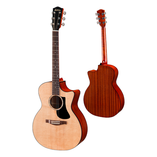 Eastman Strings Eastman - PCH1-GACE - Grand Auditorium - Electro Acoustic Guitar - w/ Gig Bag - Natural Eastman Strings Eastman - PCH1-GACE - Grand Auditorium - Electro Acoustic Guitar - w/ Gig Bag - Natural