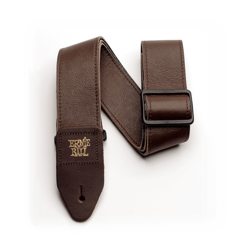 Ernie Ball Ernie Ball - 2" Tri-Glide Italian Leather Strap - Brown Ernie Ball Ernie Ball - 2" Tri-Glide Italian Leather Strap - Brown