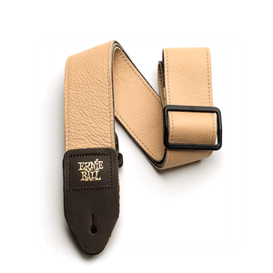 Ernie Ball Ernie Ball -  2" Tri-Glide Italian Leather Strap - Tan