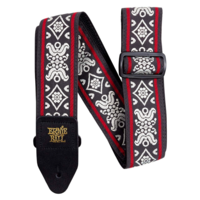 Ernie Ball - Blackjack Red Jacquard - Strap