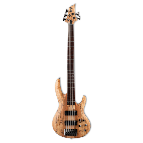 LTD - ESP Guitars LTD - B-205SM - Satin Spalted Maple - 5 String Bass - Natural Satin