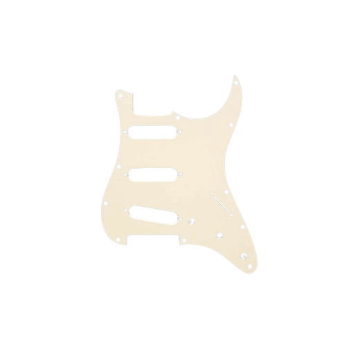 Allparts Allparts - Stratocaster Pickguard - SSS - 3-Ply - 11- Hole - Parchment Allparts Allparts - Stratocaster Pickguard - SSS - 3-Ply - 11- Hole - Parchment