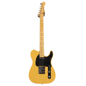 G&L G&L - Tribute ASAT Classic - Butterscotch - Maple Neck - SS - Black PG