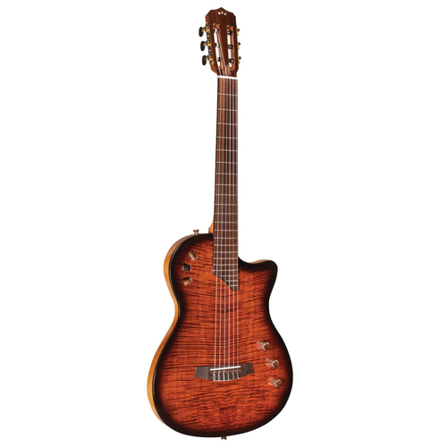 Cordoba Cordoba - Stage - Nylon String Electro Acoustic Guitar - w/ Travel Ready Gig Bag - Edge Burst