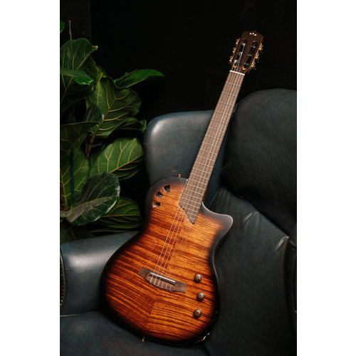 Cordoba Cordoba - Stage - Nylon String Electro Acoustic Guitar - w/ Travel Ready Gig Bag - Edge Burst