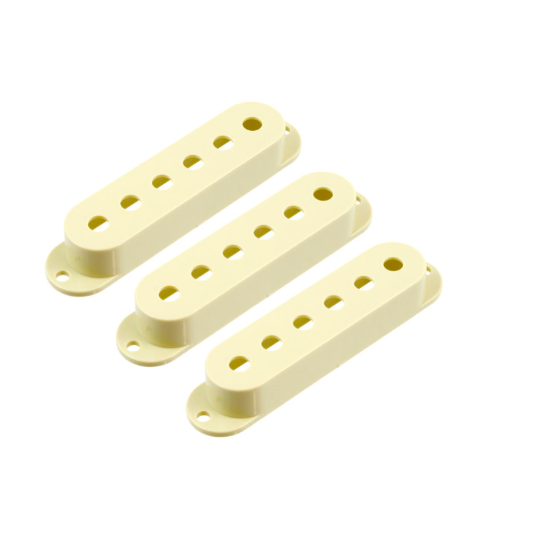 Allparts Allparts Plastic Pickup Covers for Stratocaster Set of 3 Vintage Cream Retro