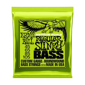 Ernie Ball Ernie Ball - Bass 4 String - Regular Slinky Nickel Wound - Medium Scale - 45-105