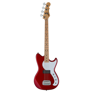 G&L G&L - Tribute - Fallout Short Scale Bass - Maple Neck - Candy Apple Red