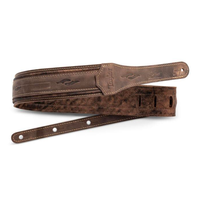 Taylor - Element Leather Strap - 2.5" - Dark Brown Distress