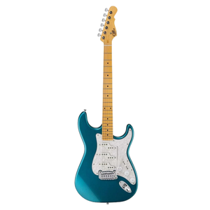 G&L G&L - Tribute Comanche -  Emerald Blue - Maple Satin Neck - Z-Coil - Electric Guitar