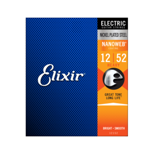 Elixir Elixir - Electric Nanoweb -  Heavy Strings - 12-52