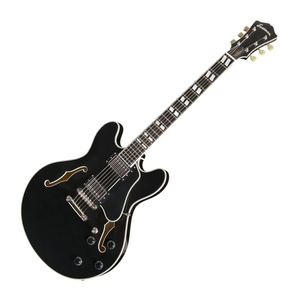 Eastman Eastman - T486-BK - Thinline Semi Hollow Archtop Electric Guitar - w/ Hardshell Case - Black